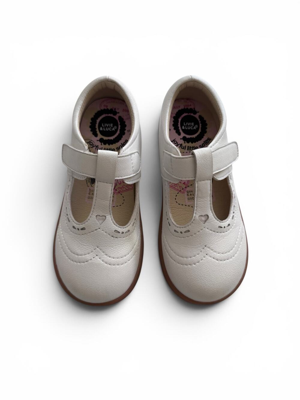 Livie & Luca Amica Mary Jane’s in white